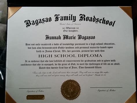 Homeschool Diplomas .